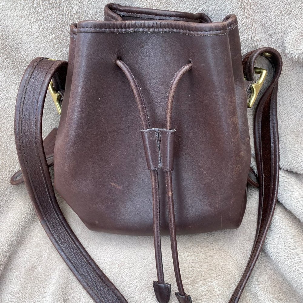 COACH MAHOGANY BUCKET DRAWSTRING LULA'S LEGACY BAG #H6B-9952